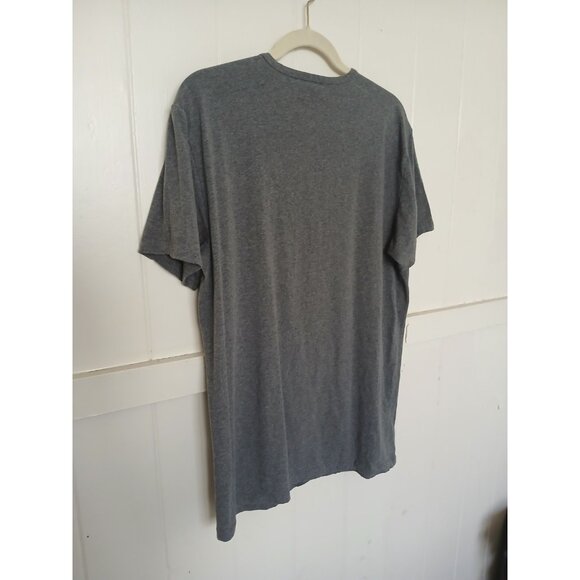 Psycho Bunny Short Sleeve Crewneck T Shirt Mens XL Gray Heather Cotton Pink Logo - Picture 5 of 11